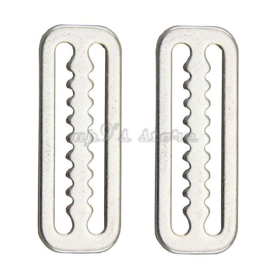 Planet Gates 10pcs 316 Stainless Steel Scuba Diving Belt Clip BCD Accessories BC Webbing 2'' Belt Keeper Buckle Clip Point