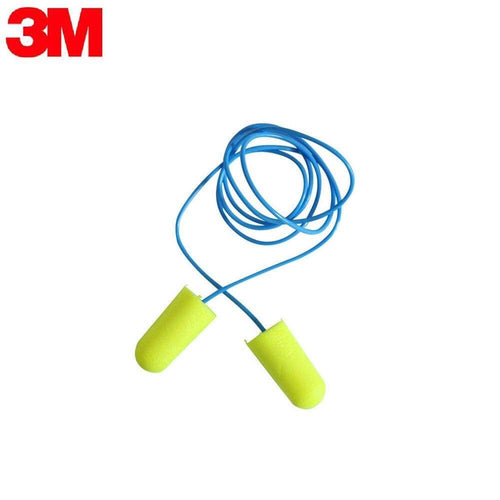 10Pcs 3M 311-1250 E-A-R Push-Ins Corded Noise Reduction Earplugs 33dB Highest NRR Comfortable Ear Plugs Work Travel Foam Earplug (10 pairs)