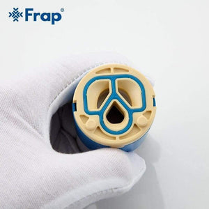 Planet Gates 10pcs 40mm Ceramic Cartridge for Faucet Mixer Low Torque Spindle Free Rotation Flat Base kitchen Faucet Accessories F50