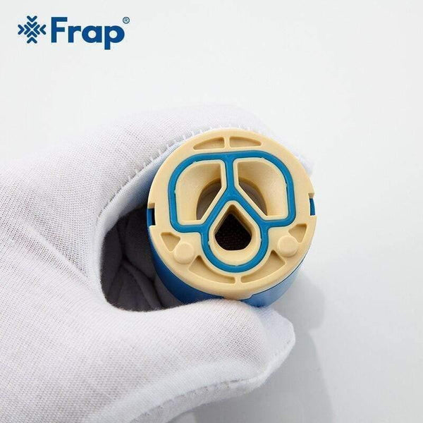 Planet Gates 10pcs 40mm Ceramic Cartridge for Faucet Mixer Low Torque Spindle Free Rotation Flat Base kitchen Faucet Accessories F50