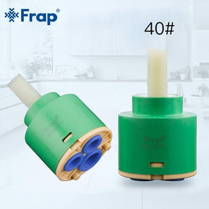 Planet Gates 10pcs 40mm Ceramic Cartridge For Faucet Mixer Low Torque Spindle Free Rotation Flat Base Kitchen Faucet Accessories F50-3