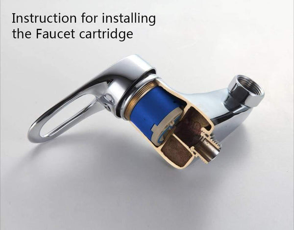 Planet Gates 10pcs 40mm Ceramic Cartridge For Faucet Mixer Low Torque Spindle Free Rotation Flat Base Kitchen Faucet Accessories F50-3