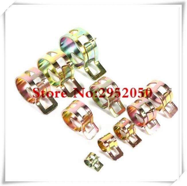 Planet Gates 10Pcs 4mm-25mm for choose Fuel Spring Clip Vacuum Silicon Hose Clamp Autos Autos Spring Clip Fuel Oil Water Hose Pipe Tube Clamp