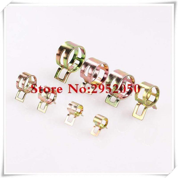 Planet Gates 10Pcs 4mm-25mm for choose Fuel Spring Clip Vacuum Silicon Hose Clamp Autos Autos Spring Clip Fuel Oil Water Hose Pipe Tube Clamp