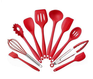 Planet Gates 10pcs 5pcs Silicone Cooking Utensils Sets Heat Resistant Kitchenware Baking Utensils Kitchen Cooking Tools Set Accessories