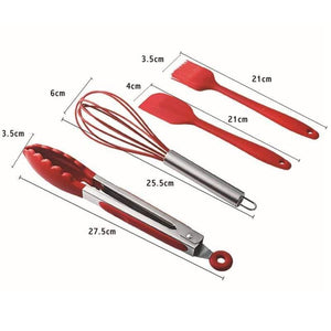 Planet Gates 10pcs 5pcs Silicone Cooking Utensils Sets Heat Resistant Kitchenware Baking Utensils Kitchen Cooking Tools Set Accessories