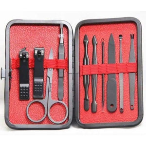 Planet Gates 10pcs 7/10/15PCS/set Nail Art Manicure Tools Set Nails Clipper Scissors Tweezer Knife Manicure Sets Case For Nail Manicure