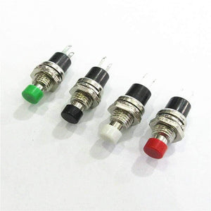 Planet Gates 10pcs 7mm Momentary Push Button Switch Reset Micro Switch Normally Open PBS-110