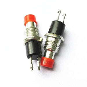 Planet Gates 10pcs 7mm Momentary Push Button Switch Reset Micro Switch Normally Open PBS-110