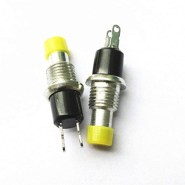 Planet Gates 10pcs 7mm Momentary Push Button Switch Reset Micro Switch Normally Open PBS-110