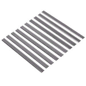 Planet Gates 10Pcs 82mm x 5.5mm Reversible Carbide Planer Blades For Cutting Soft Hard Woods Ply-wood Board Woodworking Power Tool