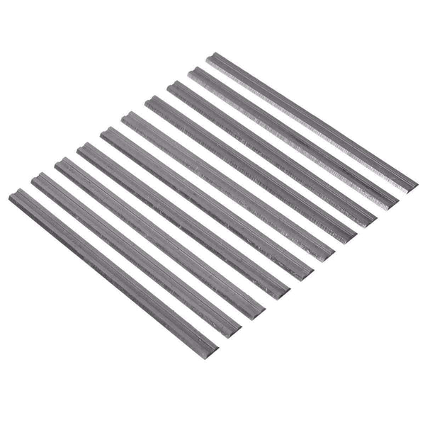 Planet Gates 10Pcs 82mm x 5.5mm Reversible Carbide Planer Blades For Cutting Soft Hard Woods Ply-wood Board Woodworking Power Tool