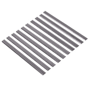 Planet Gates 10Pcs 82mm x 5.5mm Reversible Carbide Planer Blades For Cutting Soft Hard Woods Ply-wood Board Woodworking Power Tool