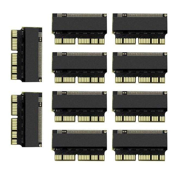 Planet Gates 10PCS Adapter PCIe M2 to SSD for Apple Laptop for Macbook Air Pro 2013 2014 2015 A1465 A1466 A1502 A1398 PCI-E x4
