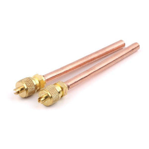 10pcs Air Conditioner Refrigeration Access Valves 6mm OD Copper Tube Filling Parts Drop Shipping  Whosale Dropship