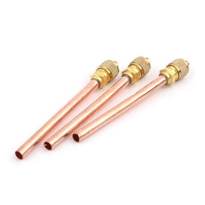 10pcs Air Conditioner Refrigeration Access Valves 6mm OD Copper Tube Filling Parts Drop Shipping  Whosale Dropship