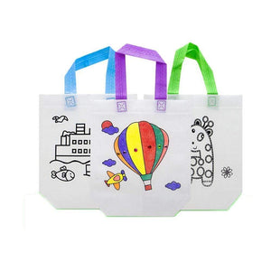Planet Gates 10Pcs Antistress Puzzles Educational Toy for Children DIY Eco-friendly Graffiti Bag Kindergarten Hand Painting Materials