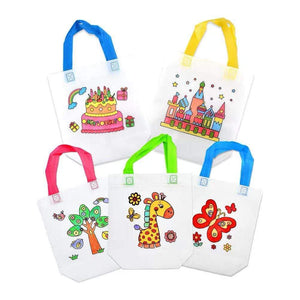Planet Gates 10Pcs Antistress Puzzles Educational Toy for Children DIY Eco-friendly Graffiti Bag Kindergarten Hand Painting Materials