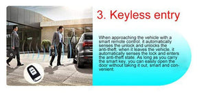 Planet Gates 10pcs Auto car start stop engine system with keyboard PKE Keyless Entry Engine Alarm System set password open/close door