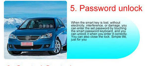 Planet Gates 10pcs Auto car start stop engine system with keyboard PKE Keyless Entry Engine Alarm System set password open/close door