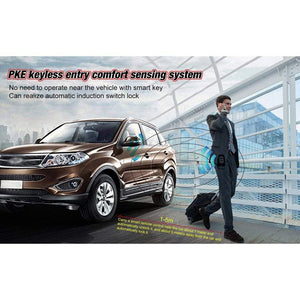 Planet Gates 10pcs Auto car start stop engine system with keyboard PKE Keyless Entry Engine Alarm System set password open/close door