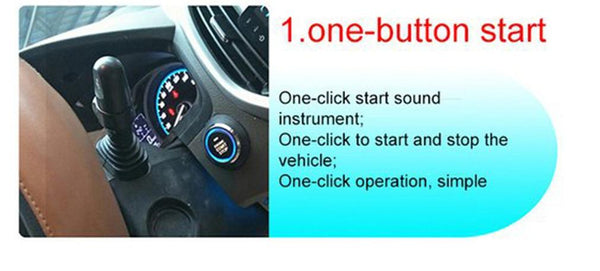 Planet Gates 10pcs Auto car start stop engine system with keyboard PKE Keyless Entry Engine Alarm System set password open/close door
