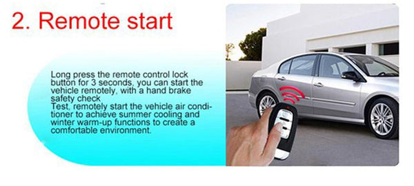 Planet Gates 10pcs Auto car start stop engine system with keyboard PKE Keyless Entry Engine Alarm System set password open/close door