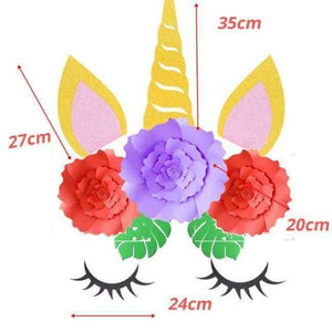 Planet Gates 10pcs backdrop Unicorn Party Kits Unicornio Plate/Cup/Napkins Birthday Party Decoration Kids Tableware Sets Bunting Flags Party Supplies