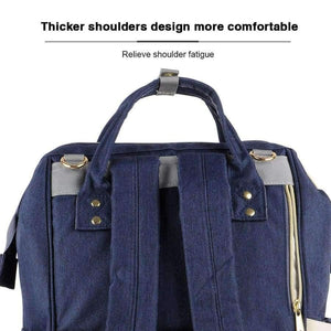 Planet Gates 10Pcs Bamboo Inserts Brand Designer Fashion  Maternity Nappy Bag Large Capacity Baby Diaper Bag Travel Backpack Nursing Bag for Baby Care