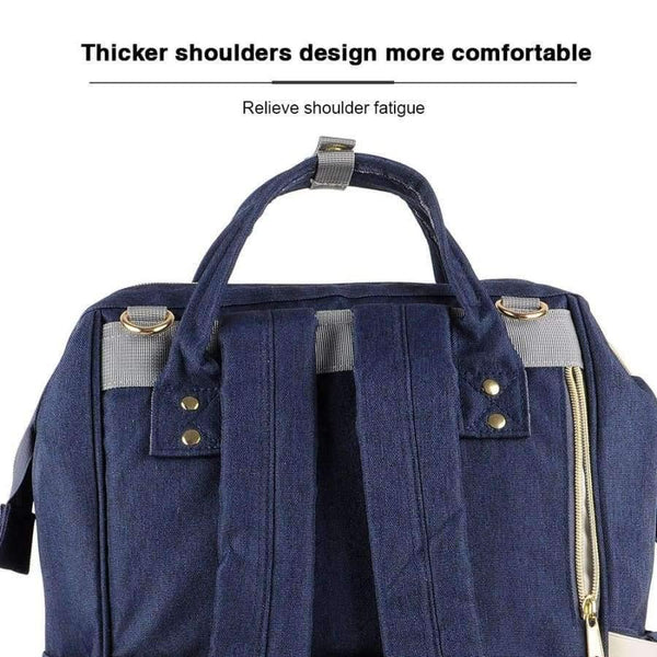 Planet Gates 10Pcs Bamboo Inserts Brand Designer Fashion  Maternity Nappy Bag Large Capacity Baby Diaper Bag Travel Backpack Nursing Bag for Baby Care