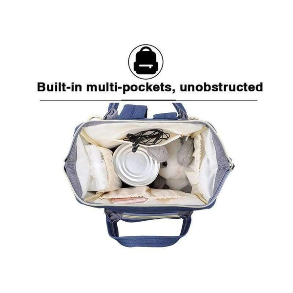 Planet Gates 10Pcs Bamboo Inserts Brand Designer Fashion  Maternity Nappy Bag Large Capacity Baby Diaper Bag Travel Backpack Nursing Bag for Baby Care