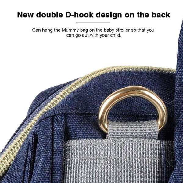 Planet Gates 10Pcs Bamboo Inserts Brand Designer Fashion  Maternity Nappy Bag Large Capacity Baby Diaper Bag Travel Backpack Nursing Bag for Baby Care