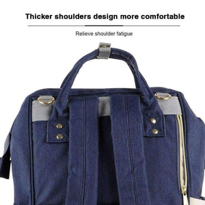 Planet Gates 10Pcs Bamboo Inserts Brand Designer Fashion  Maternity Nappy Bag Large Capacity Baby Diaper Bag Travel Backpack Nursing Bag for Baby Care