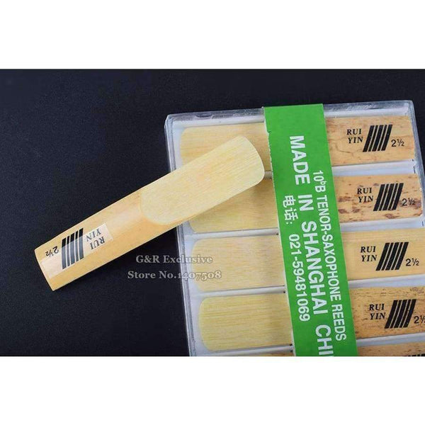 Planet Gates 10pcs Bb Tenor Sax Reeds Ruiyin Falling B Saxophone Reed Wind Musical Instruments Accessories