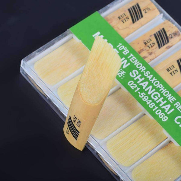 Planet Gates 10pcs Bb Tenor Sax Reeds Ruiyin Falling B Saxophone Reed Wind Musical Instruments Accessories