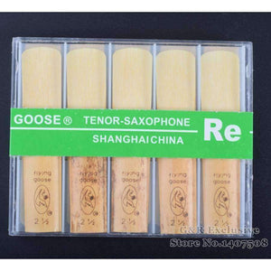 Planet Gates 10PCS bB Tenor Sax Reeds Saxophone Accessories Wind Musical Instruments Falling Tune B Reed Strengh 2.5 Flying goose