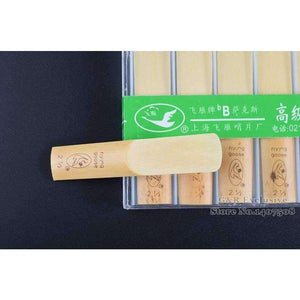 Planet Gates 10PCS bB Tenor Sax Reeds Saxophone Accessories Wind Musical Instruments Falling Tune B Reed Strengh 2.5 Flying goose