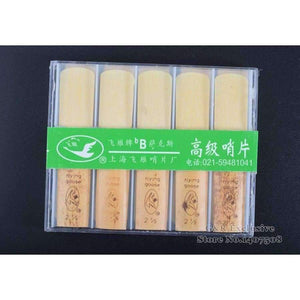 Planet Gates 10PCS bB Tenor Sax Reeds Saxophone Accessories Wind Musical Instruments Falling Tune B Reed Strengh 2.5 Flying goose