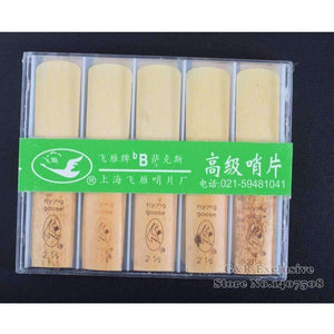 Planet Gates 10PCS bB Tenor Sax Reeds Saxophone Accessories Wind Musical Instruments Falling Tune B Reed Strengh 2.5 Flying goose