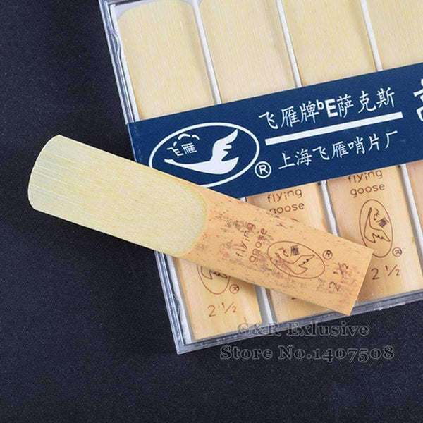 Planet Gates 10PCS bE Alto Saxophone Reeds Strength 2.5 Sax Reed Wind Musical Instruments Accessories for Beginners