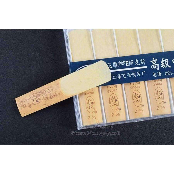 Planet Gates 10PCS bE Alto Saxophone Reeds Strength 2.5 Sax Reed Wind Musical Instruments Accessories for Beginners