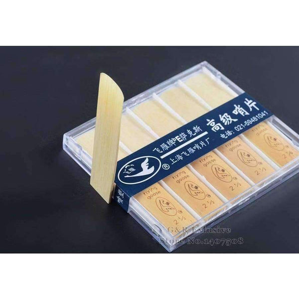 Planet Gates 10PCS bE Alto Saxophone Reeds Strength 2.5 Sax Reed Wind Musical Instruments Accessories for Beginners
