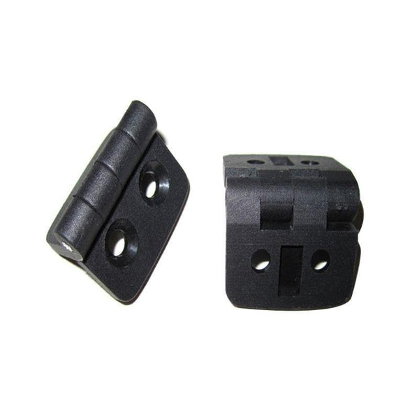 10PCS Black Plastic Door Bearing Butt Hinges Cabinet Drawer Jewellery Box Hinge
