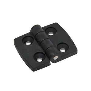 10PCS Black Plastic Door Bearing Butt Hinges Cabinet Drawer Jewellery Box Hinge