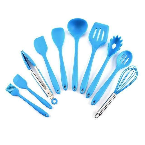 Kitchen Tools Silicone Cooking Utensils set kitchenware Spoon Spatula Ladle Egg Beaters Dinnerware Set Cooking Tools Accessories