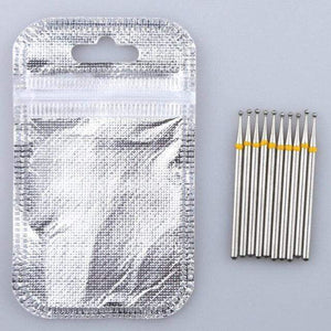 Planet Gates 10PCS Diamond Cutter for Manicure Set Diamond Rotary Burrs Set Nail Drill Bit Set Milling Cutter for Nail Art Pedicure Tool