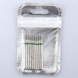 Planet Gates 10PCS Diamond Cutter for Manicure Set Diamond Rotary Burrs Set Nail Drill Bit Set Milling Cutter for Nail Art Pedicure Tool