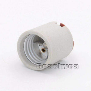 Planet Gates 10Pcs / E27 E27 Ceramic Lamp Holder  Porcelain Light Socket Base Accessory Screw Cap