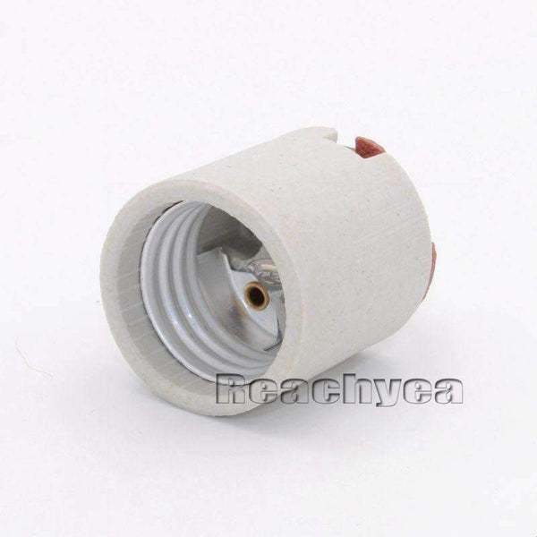 Planet Gates 10Pcs / E27 E27 Ceramic Lamp Holder  Porcelain Light Socket Base Accessory Screw Cap