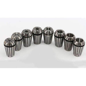 Planet Gates 10pcs ER8 1mm to 5mm Precision Collet Chuck Set Spring Collet Chuck For CNC Milling Machine Engraving Lathe Tool